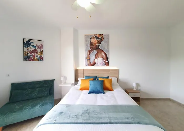 Tropical Con Piscina Cerca De La Playa Appartement